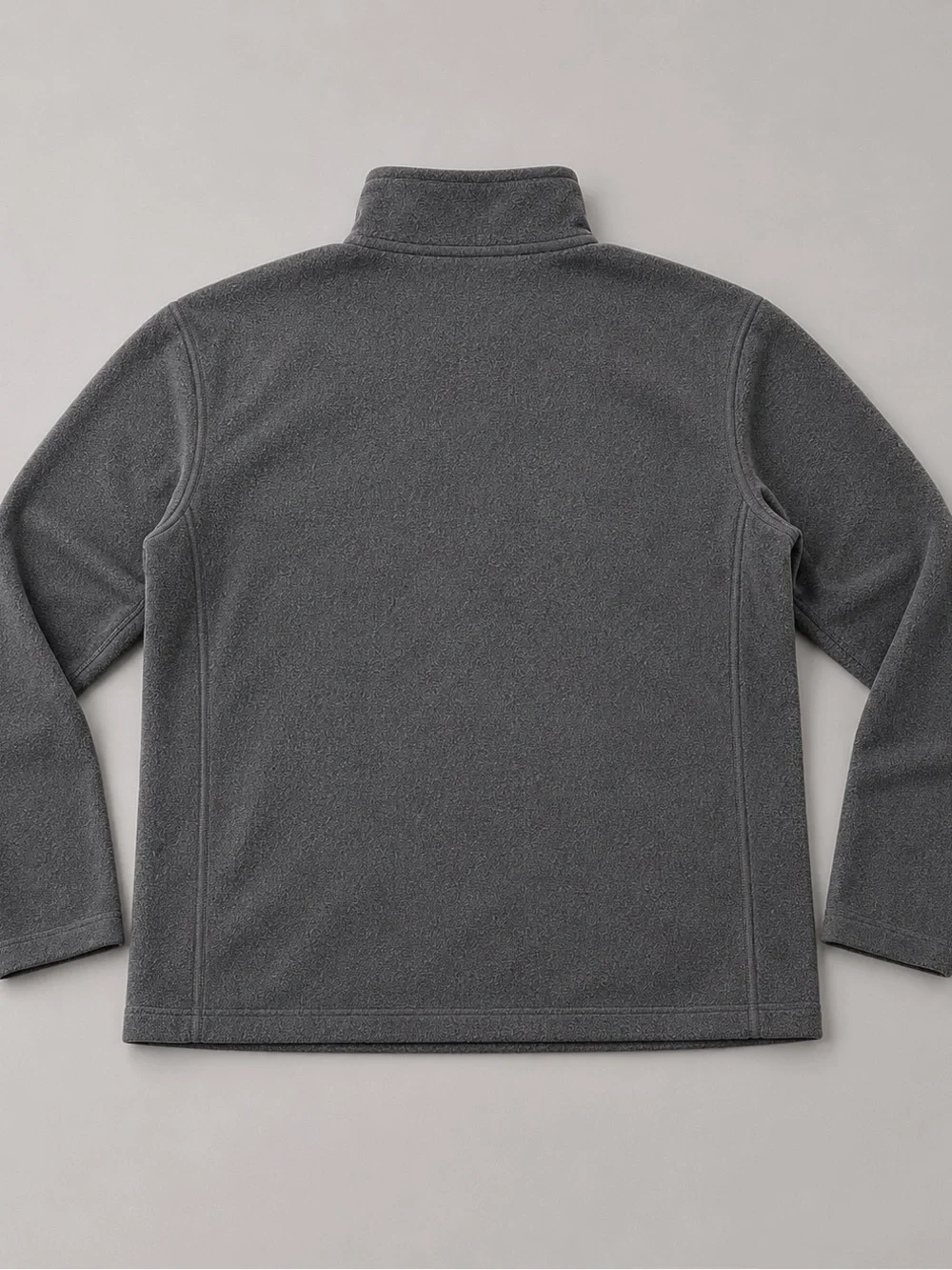 Men's The North Face Gray Quarter Zip Pullover Fleece Lightweight Size Medium